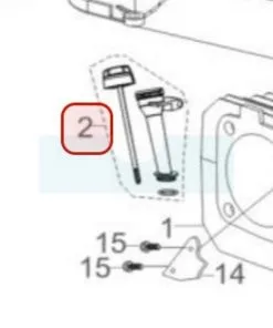 Bouchon Jauge D'huile Pour Moteur Loncin / Rato (0001210040)