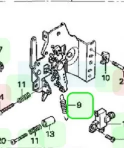 Ressort De Régulateur Pour Moteur Honda (16576ZE7300)