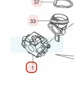 Carburateur Pour Tronçonneuse Maruyama (274865)