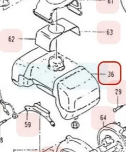 Réservoir à Essence Pour Moteur Kawasaki (510012123)